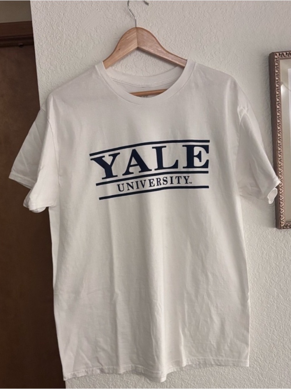 Cotton Yale White Tee